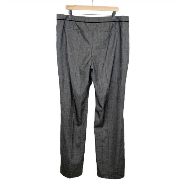 Hugo Boss Tulea Gray Trousers Plus Size 14 NEW Office Career Pants Straight Leg - Picture 8 of 11